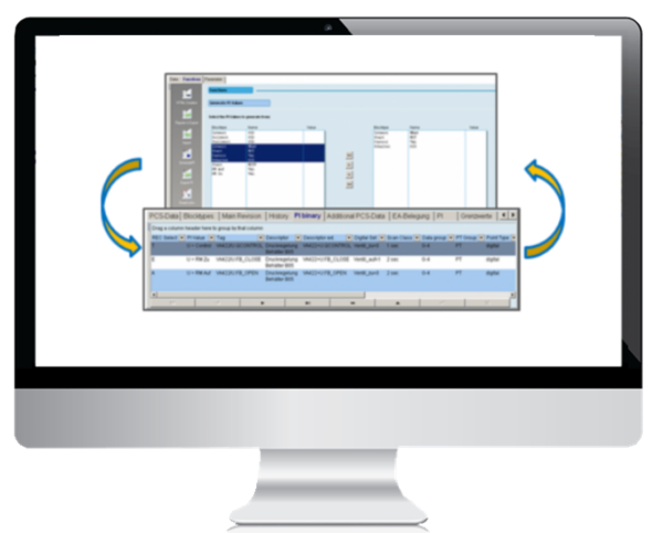 PLSDOC® PI - Configuration of process archive data / update of long-term archives - Siemens WinCC / SIMATIC PCS 7 Add-On